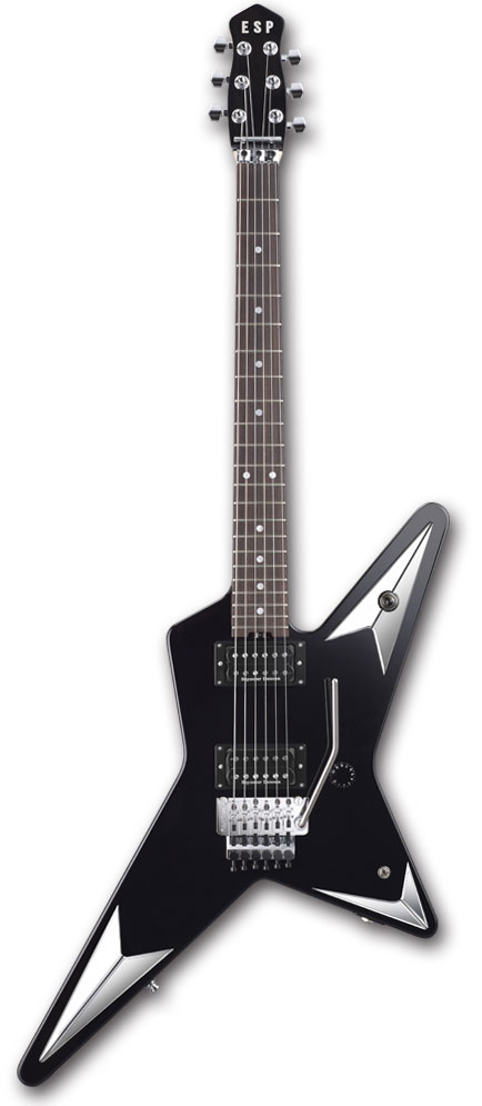 高崎晃モデル ESP RANDOM STAR -THE BLACK STAR- イーエスピー ランダムスター メンテナンス無料 【受注生産】