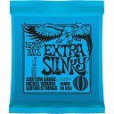 ERNIE BALL EXTRA SLINKY 世界標準のギター弦と言っても過言ではない程、多くのギタリストに愛用されているスリンキー・シリーズは、スズ・メッキ・ヘックス・スティール・コア(六角形をした芯線)にニッケル・メッキ・スティール・ワイアーを巻いたワウンド弦と、高硬度スズ・メッキ・ハイ・カーボン・スティールのプレーン弦を組み合わせたギター弦です。 癖がなくバランスのとれたサウンドは、ジャンルを問わず幅広く使用できます。 ※在庫切れの際は、お取り寄せにお時間をいただく場合がございます。