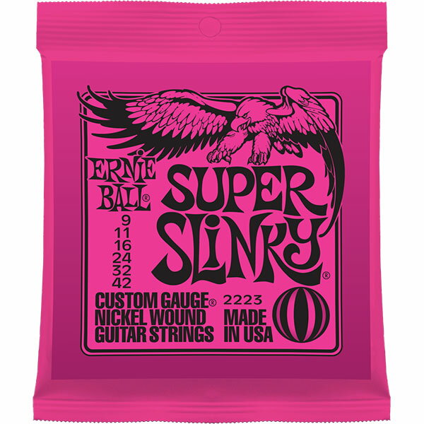 ERNIE BALL SUPER SLINKY[09-42/#2223] [アーニーボール][ギター弦][スーパースリンキー]