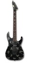 [KIRK HAMMETT METALLICA] ESP Signature Series Kirk Hammett Model KH DEMONOLOGY ( Black w/DEMONOLOGY Graphic ) [eiX] y󒍐Yz