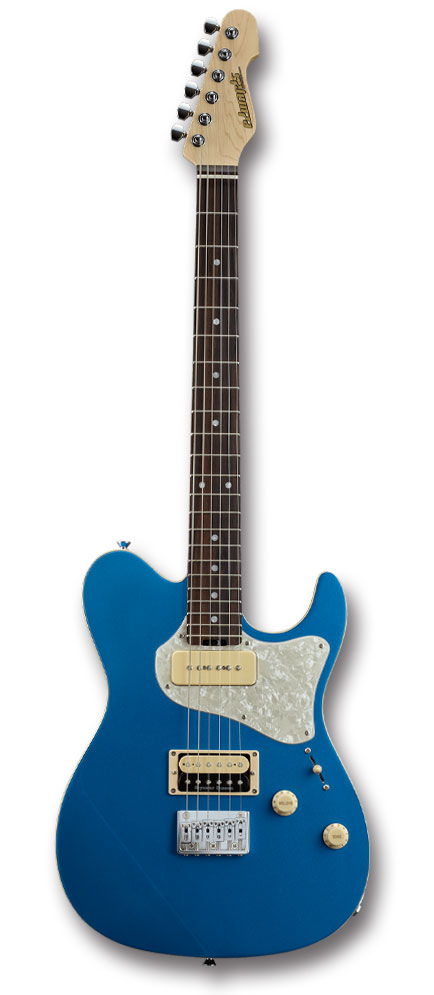 EDWARDS E-THROBBER / SPLASH BLUE METALLIC エドワーズ THROBBER TYPE スローバータイプ エレキギター 国産,MADE IN JAPAN ローズウッド指板 メンテナンス無料 【ご予約商品】