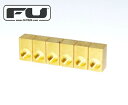 Naval Brass String Lock Insert Set -6個セット 7弦、8弦へ搭載する場合はバラ売りを一緒にご注文ください。 Naval Brassとは、約59％の銅40％の亜鉛と1％のスズと微量の鉛の銅合金で、高い引張強度と耐摩耗性、耐食性を備えています。 名前が示すように【Naval】海水用途の合金として開発されました。 スチール製インサートブロックは、ひび割れ、膨張、腐食によって絶えず故障し、音にも悪い影響を与えます。 Naval Brassは、真鍮のすべての音質を備えており、持続性、透明度、鮮明度、暖かさを向上させます。Naval Brassインサートブロックは膨張したり割れたりすることはありません。FU-Toneは、あなたの究極のトーンを追いかけることで、あなたを新たな高みへと導き続けます！ ※在庫が無い場合はお取り寄せにお時間を頂く場合がございます。 ※元々搭載されているインサートブロック形状により、取付ができない場合もございます。事前にお持ちの機種をご確認ください。[ご注意！]こちらはOriginal Floyd Rose専用パーツです。 Floyd Rose Licencedのブリッジには基本的にご使用出来ません。もしご使用なさるときは自己責任でお願いします。