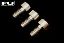 【Floyd Rose Parts】FU-Tone Titanium Nut Clamping Screw Set （3個セット） フロイドローズ パーツ チタン ナットキャップスクリュー お取り寄せ