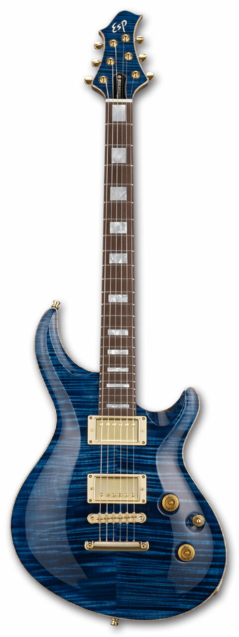 ESP MYSTIQUE-CTM FM / Marine Blue [イーエスピー][ミスティーク][ノントレモロ][ブルー][エレキギター][国産,MADE IN JAPAN] [メンテナンス無料] 【受注生産】