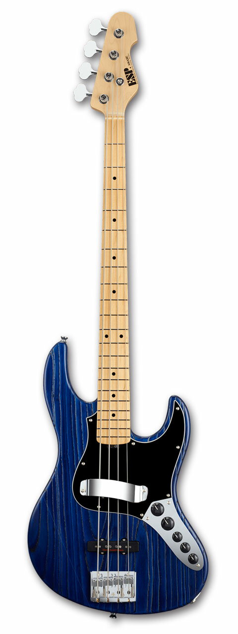 ESP AMAZE-AS Drift Wood Series / Blue w/Black Filler [イーエスピー][アメイズ][ドリフトウッド][エレキベース][国産,MADE IN JAPAN] [メンテナンス無料] 【受注生産】