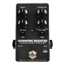 Darkglass Electronics&#160;Harmonic Booster 2.0 Darkglassのディストーション回路をデザインする過程で育まれた、倍音のコントロール技術とフィルタリング技術を応用したブースターにフレキシブルなイコライザーを搭載。 強力なトーンシェイピングを可能とします。 Character コントロールを使用しフラットな特性からアグレッシブでパーカッシブなサウンドまで一般的なクリーンブースターでは得ることのできないサウンドを提供いたします。 Controls ・ Boost: +-20dB の範囲で全体のボリュームをコントロール。 ・ Character: Darkglass 独自のフィルタリング / 倍音コントロール技術を採用したトーンシェイピング回路により、 時計回りに回すにつれてよりアグレッシブでパーカッシブなサウンドになります。 ・ Mid Gain: MiD Frequency で選択した中音域を +-20dB の範囲でカット / ブースト。 ・ Mid Frequency: 250Hz~2.5kHz の範囲で周波数を選択。 ・ Bass: 80Hz 以下の周波数を +-20dB の範囲でカット / ブースト。 ・ Treble: 5kHz 以上の周波数を +-20dB の範囲でカット / ブースト。 ※在庫切れの際は、お取り寄せにお時間を頂く場合がございます。予めご了承下さい。