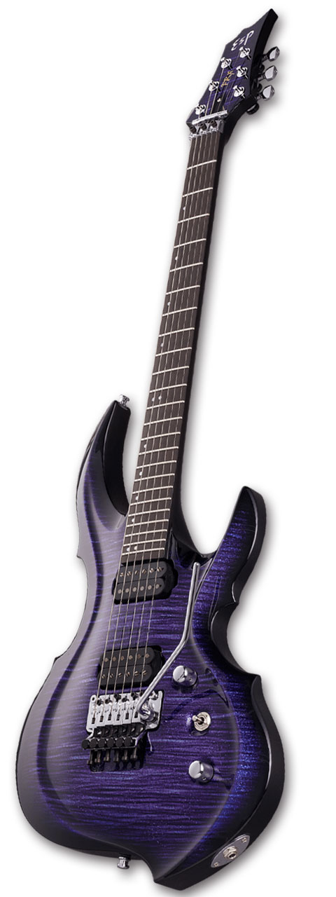 ESP FRX / Glitter Storm Violet [イーエスピー][フロイドローズ][シルバー][エレキギター][国産,MADE IN JAPAN] [メンテナンス無料] 【受注生産】【ただいまポイント5倍！〜8/23（火）01:59まで】