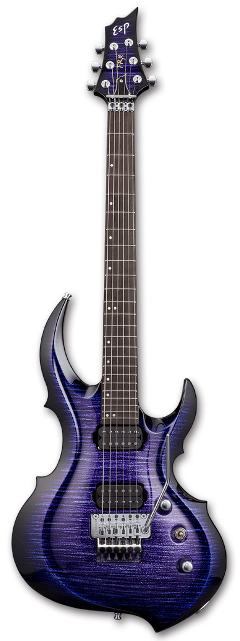 ESP FRX / Glitter Storm Violet [イーエスピー][フロイドローズ][シルバー][エレキギター][国産,MADE IN JAPAN] [メンテナンス無料] 【受注生産】【ただいまポイント5倍！〜8/23（火）01:59まで】