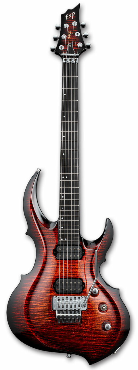 ESP FRX / Glitter Storm Red [イーエスピー][フロイドローズ][シルバー][エレキギター][国産,MADE IN JAPAN] [メンテナンス無料] 【受注生産】【ただいまポイント5倍！〜8/23（火）01:59まで】