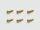 【ESP Parts】ウラパネルビス 2.6x12 SET (6) Gold　ゴールド 6本セット [お取り寄せ]