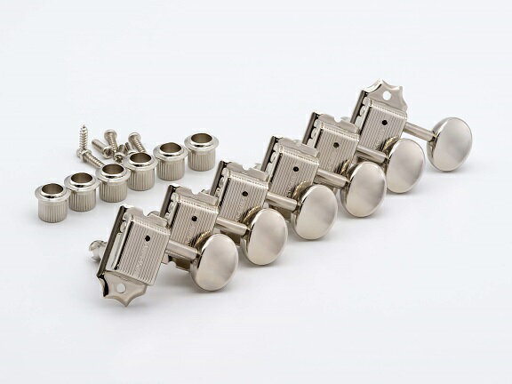 【ESP Parts】ギター用 ペグ クルーソンタイプ 6 in Line / Nickel (Gotoh SD91-05M-L DLX)