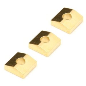 【FloydRose Original Parts】Original Nut Clamping Blocks (Set of 3) -Gold- [ナットキャップ][ゴールド][フロイドローズ純正パーツ][正規輸入品][お取り寄せ]
