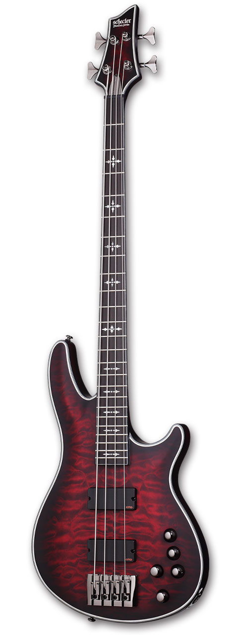 SCHECTER DIAMOND SERIES HELLRAISER EXTREME 5 / Crimson Red Burst Satin AD-HR-EX-BASS-5 シェクター エレキベース EMGピックアップ メンテナンス無料 【受注生産＝約8ヶ月】