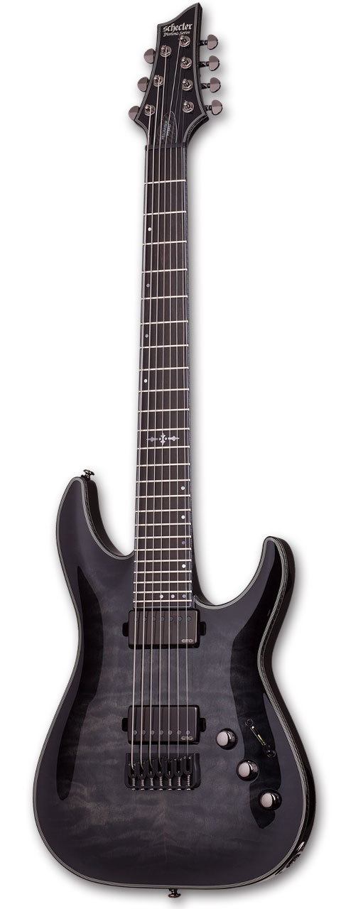 SCHECTER DIAMOND SERIES HELLRAISER HYBRID C-7 / Trans Black Burst AD-C-7-HR-HB / TBB 7弦 シェクター エレキギター EMGピックアップ メンテナンス無料 【受注生産＝約8ヶ月】