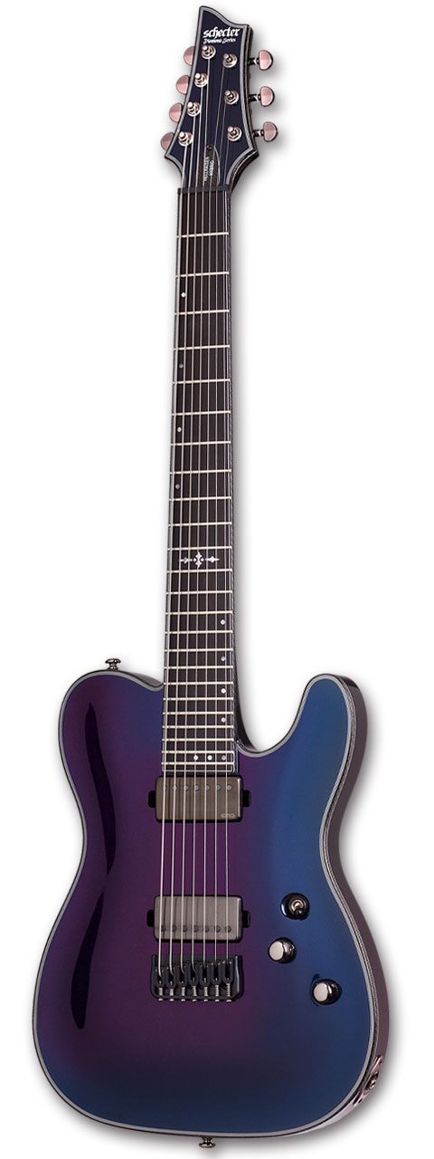 SCHECTER DIAMOND SERIES HELLRAISER HYBRID UV / Ultra Violet AD-PT-7-HR-HB シェクター エレキギター EMGピックアップ メンテナンス無料 【受注生産＝約8ヶ月】