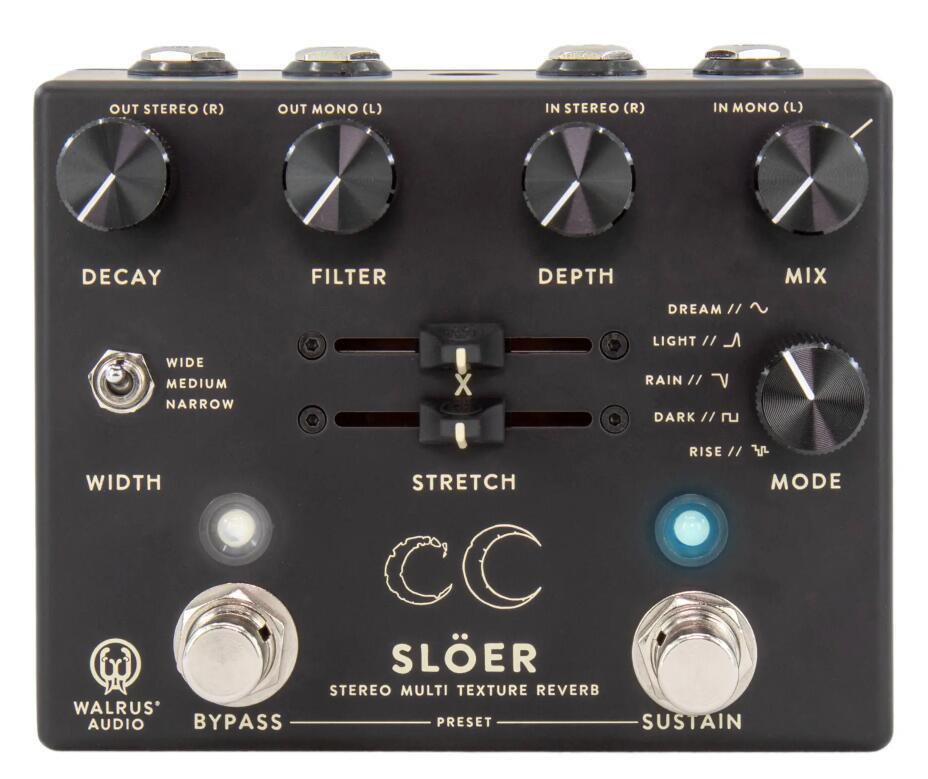 WALRUS AUDIO Sloer Stereo Ambient Reverb BLK [お取り寄せ]