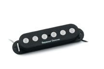 Seymour Duncan SSL-4 RW/RP 通常のシングルピックアップより約2倍ものパワーを持つモデルです。ヴォリュームアップするとファットで迫力のあるP-90のようなサウンドが出せ、音量を絞った時のクリーンサウンドもご機嫌です。ハムバッカをも負かす強力なこのピックアップでリードを弾けばフレーズが際立ちます。手作業で磨かれた1/4インチマグネットとパワフルなコイルターンにより、素晴らしいサステインが得られます。 ※こちらの商品は逆巻き、逆磁極です。 D.C. Resistance(kΩ) : 13.4k Treble : 6 Middle : 4 Bass : 5 Magnet：.25 &quot; Alnico 5 Rods ※このモデルはピックアップカバーを使用しません。 ※在庫切れの際は、お取り寄せにお時間を頂く場合がございます。予めご了承下さい。