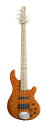 LAKLAND Skyline Japan Series SK-5DX Amber Translucent / Maple レイクランド 5弦 エレキベース メンテナンス無料 【受注生産】