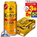 送料無料 サッポロ 麦とホップ 500ml×1ケース/24本《024》『CSH』