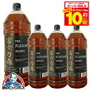 【スーパーセール期間★全品P10倍※条件有】4L 洋酒 国産ウイスキー 大容量 送料無料 富士乃森 37度 4000ml×1ケース/4本《004》 4lペットボトル 富士の森 ブレンデッドウイスキー まとめ買い