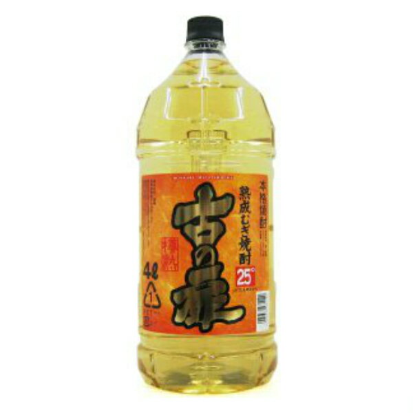 【本州のみ 送料無料】熟成麦焼酎 古の扉（いにしえのとびら） 25度 4000ml×1ケース（4本）《004》【家飲み】