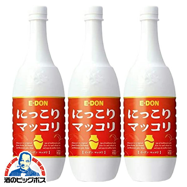 イードン 二東 マッコリ 6度 1000ml×3本(003) ペットボトル【家飲み】