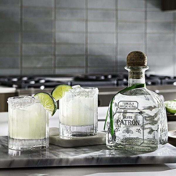 オリジナルロックグラス付き テキーラ 【本州のみ 送料無料】パトロン シルバー 40度 750ml×1本【正規品】