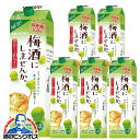 梅酒 梅酒パック 【本州のみ 送料無料】サントリー 梅酒にしませんか 1ケース/2000ml×6本(006) 『ASH』