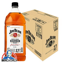 2.7Lペット 洋酒 ウイスキー バーボン【本州のみ 送料無料】サントリー ジムビーム 40度 2700ml×1ケース/6本《006》『FSH』正規品