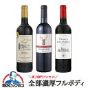 ワインセット 赤 フルボディ 【本州のみ 送料無料】濃厚 ベスト オブ フルボディ 飲み比べ 赤 750ml×3本セット『OMS』