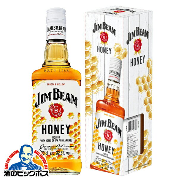 \先着順★5%OFFクーポン/ ジムビーム ウイスキー バーボンリキュール 化粧箱付き サントリー ジムビーム ハニー 32度 700ml×1本『OMS』
