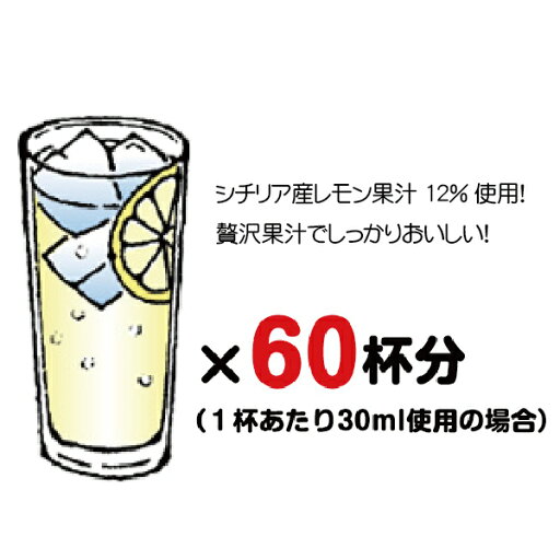 チューハイ サワー 大関 わが家のレモンサワーの素 25度 1800ml×1本 1.8Lパック