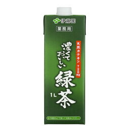 【お茶 緑茶 紅茶】 送料無料 伊藤園 濃くておいしい緑茶 業務用 1000ml×2ケース（12本）《012》【家飲み】 『ITO』