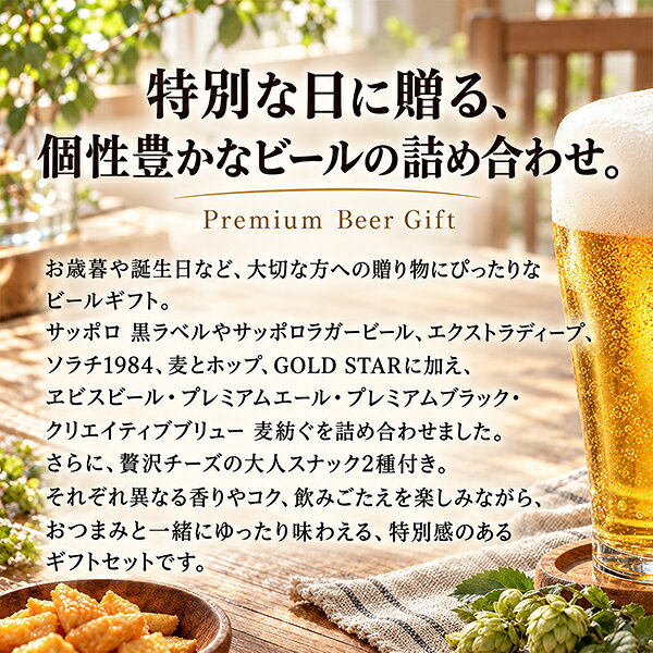 【予約】【2026年10月30日限定発売】【本州のみ 送料無料】お歳暮 2026 ビール ギフト 詰め合わせ セット【Sセット】サッポロ ビールセット 350ml×12缶『GFT』 内祝い お返し 御礼 お礼 誕生日 プレゼント 贈り物 御歳暮 贈答用 冬ギフト ご挨拶 手土産 お年賀 御年賀 bigbossshibazaki-10028242 酒のビッグボス サンプル画像3