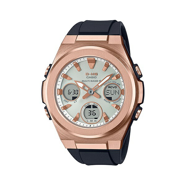 国内正規品 CASIO BABY-G カシオ ベビーG G-MS アナデジ 電波ソーラー ブラック レディース腕時計 MSG-W600G-1AJFのサムネイル