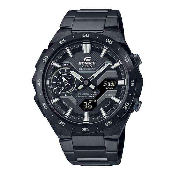 国内正規品 CASIO EDIFICE カシオ エディフィス ウィンドフロウ Bluetooth ソーラー メンズ腕時計 ECB-2200YDC-1AJF