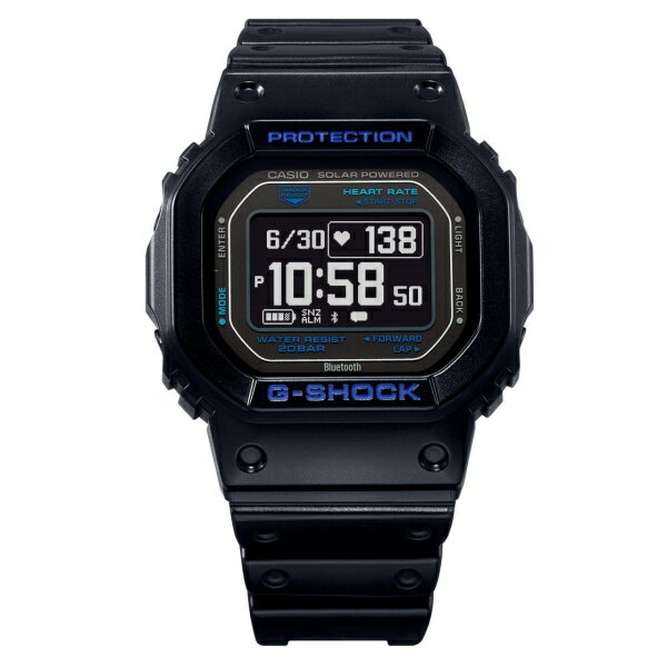 国内正規品 CASIO G-SHOCK カシオ Gショック G-SQUAD モバイルリンク トレーニング スクエア メンズ腕時計 DW-H5600-1A2JR