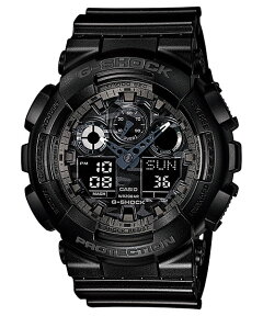 【4/24 20:00~4/27 9:59限定最大100%ポイントバック】国内正規品 CASIO カシオ G-SHOCK Gショック 文字板カモフラージュ メンズ腕時計 GA-100CF-1AJF