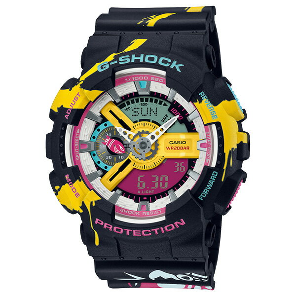 国内正規品 CASIO G-SHOCK カシオ Gショック リーグ・オブ・レジェンド アナデジ メンズ腕時計 GA-110LL-1AJR