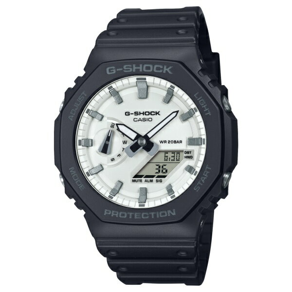 国内正規品 CASIO G-SHOCK カシオ Gショック Black and brilliant white アナデジ 20気圧防水 メンズ腕時計 GA-2100WD-1AJF