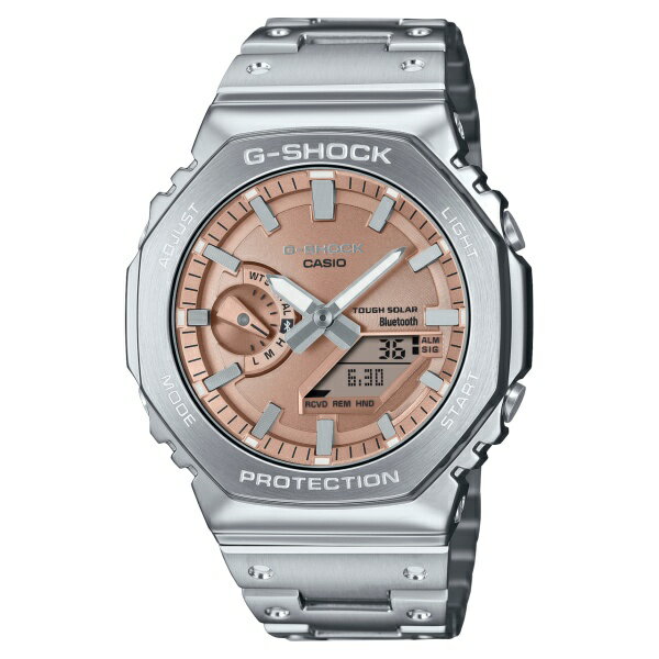 【当選確率1/2ポイントバックCP】【ラッピング無料対象商品】国内正規品 CASIO G-SHOCK カシオ Gショック FULL METAL タフソーラー Bluetooth 八角形 メンズ腕時計 GM-B2100AD-5AJF