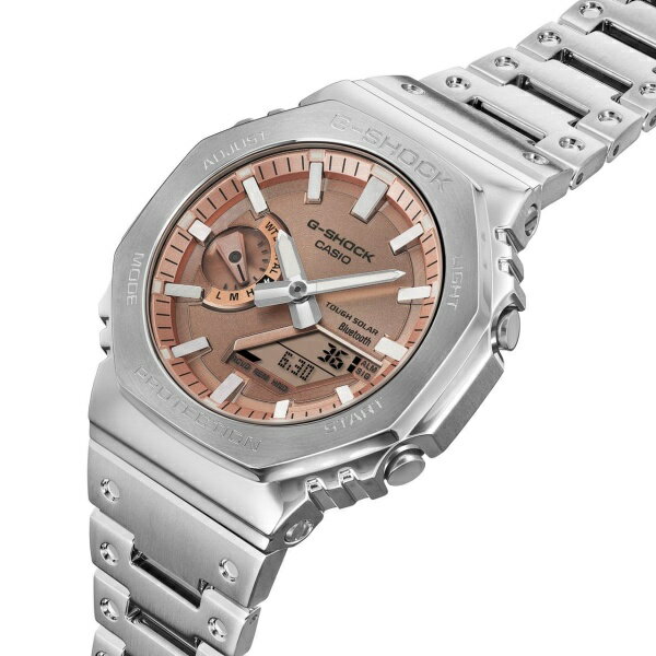 【当選確率1/2ポイントバックCP】【ラッピング無料対象商品】国内正規品 CASIO G-SHOCK カシオ Gショック FULL METAL タフソーラー Bluetooth 八角形 メンズ腕時計 GM-B2100AD-5AJF