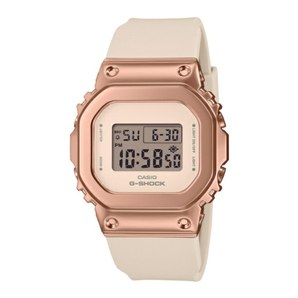 楽天BIG BOYS【当選確率1/2ポイントバックCP】【XGコラボ対象】国内正規品 CASIO G-SHOCK カシオ Gショック スクエア メタル 20気圧防水 LEDライト ユニセックス腕時計 GM-S5600UPG-4JF
