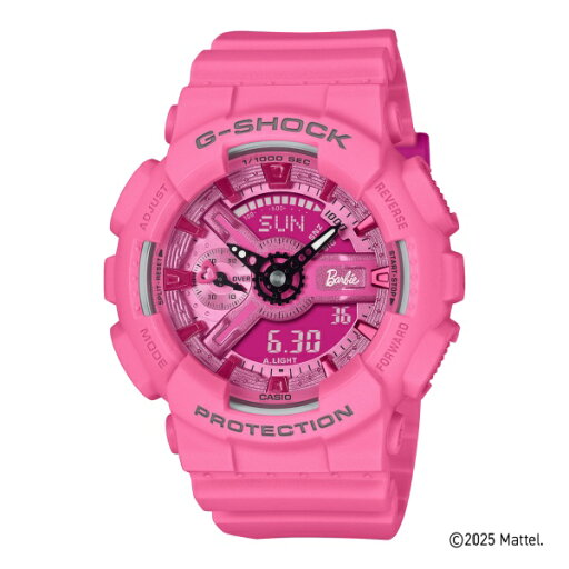 国内正規品 CASIO G-SHOCK カシオ Gショック アナデジ Barbieコラボ 20気圧防水 ユニセックス腕時計 GMA-S110BE-4AJR 国内正規品 CASIO G-SHOCK カシオ Gショック アナデジ Barbieコラボ 20気圧防水 ユニセックス腕時計 GMA-S110BE-4AJR