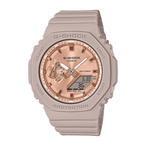 国内正規品 CASIO G-SHOCK カシオ Gショック 八角形 ピンクゴールド文字板 ユニセックス腕時計 GMA-S2100MD-4AJF 国内正規品 CASIO G-SHOCK カシオ Gショック 八角形 ピンクゴールド文字板 ユニセックス腕時計 GMA-S2100MD-4AJF