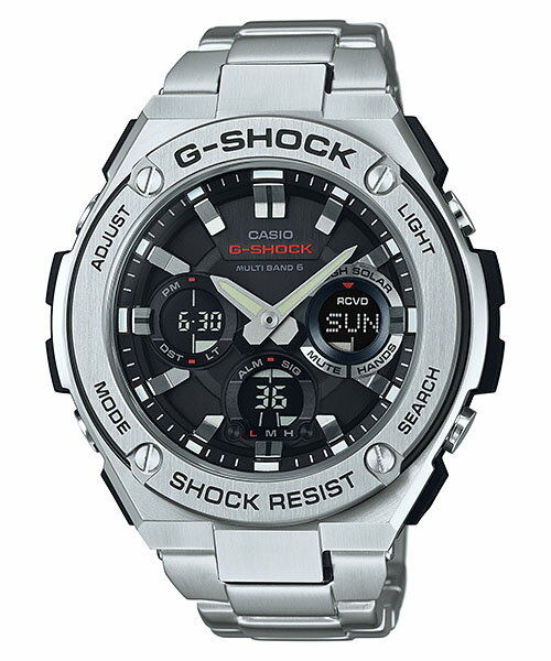 国内正規品 CASIO G-SHOCK G-STEEL カシオ Gショック Gスチール メンズ腕時計 GST-W110D-1AJF