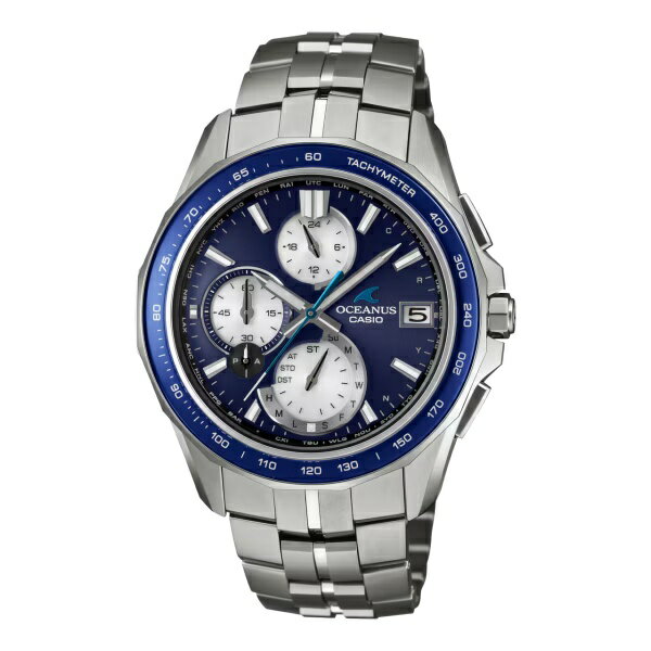 乐天商城 - 【ポイントバックCP】国内正規品 CASIO OCEANUS カシオ オシアナス Manta マンタ 電波ソーラー 10気圧防水 日本製 メンズ腕時計 OCW-S7000F-2AJF