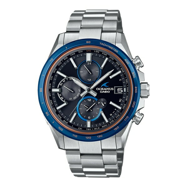 国内正規品 CASIO OCEANUS カシオ オシアナス Classic Line モバイルリンク 日本製 ブルー メンズ腕時計 OCW-T4000D-1AJF