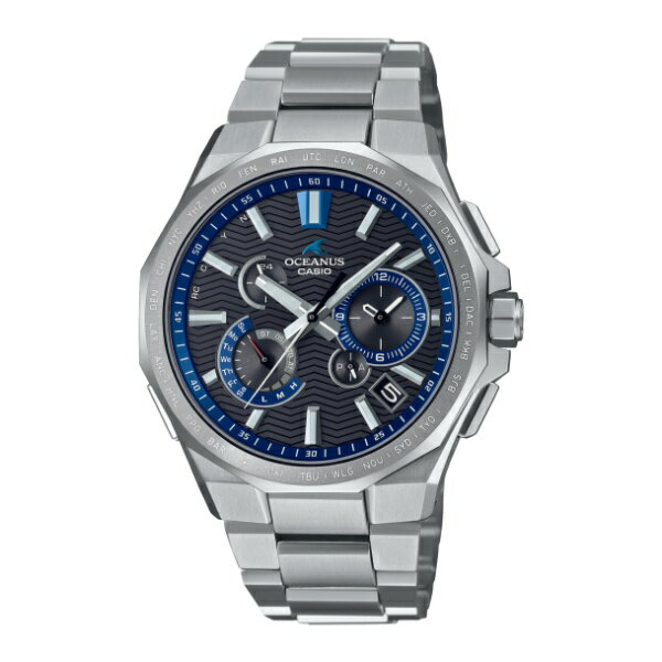 【ラッピング無料対象商品】国内正規品 CASIO OCEANUS カシオ オシアナス Classic Line 日本製 ザラツ研磨 シルバー メンズ腕時計 OCW-T6000-1AJF