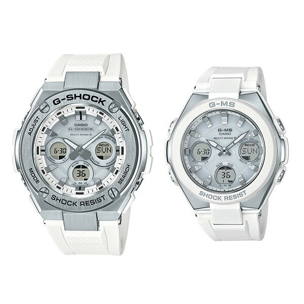 【当選確率1/2ポイントバックCP】国内正規品 CASIO G-SHOCK BABY-G カシオ Gショック ベビーG ペアウォッチ GST-W310-7AJF MSG-W100-7AJF PAIR-CASIO-014